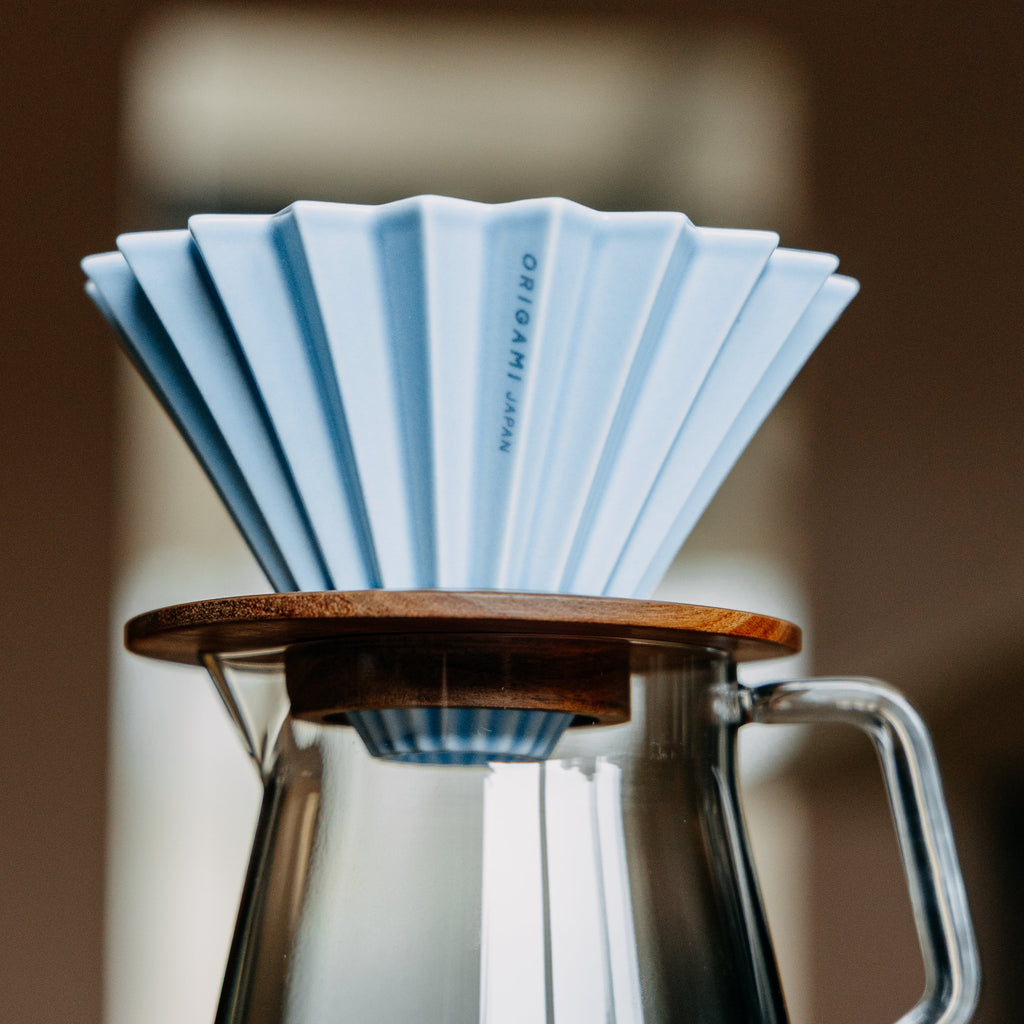 Origami Ceramic Dripper - Matte Blue (Size M)