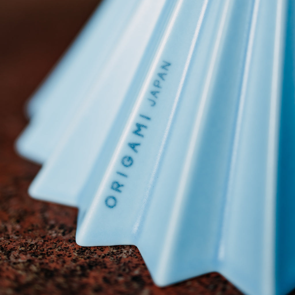 Origami Ceramic Dripper - Matte Blue (Size M)
