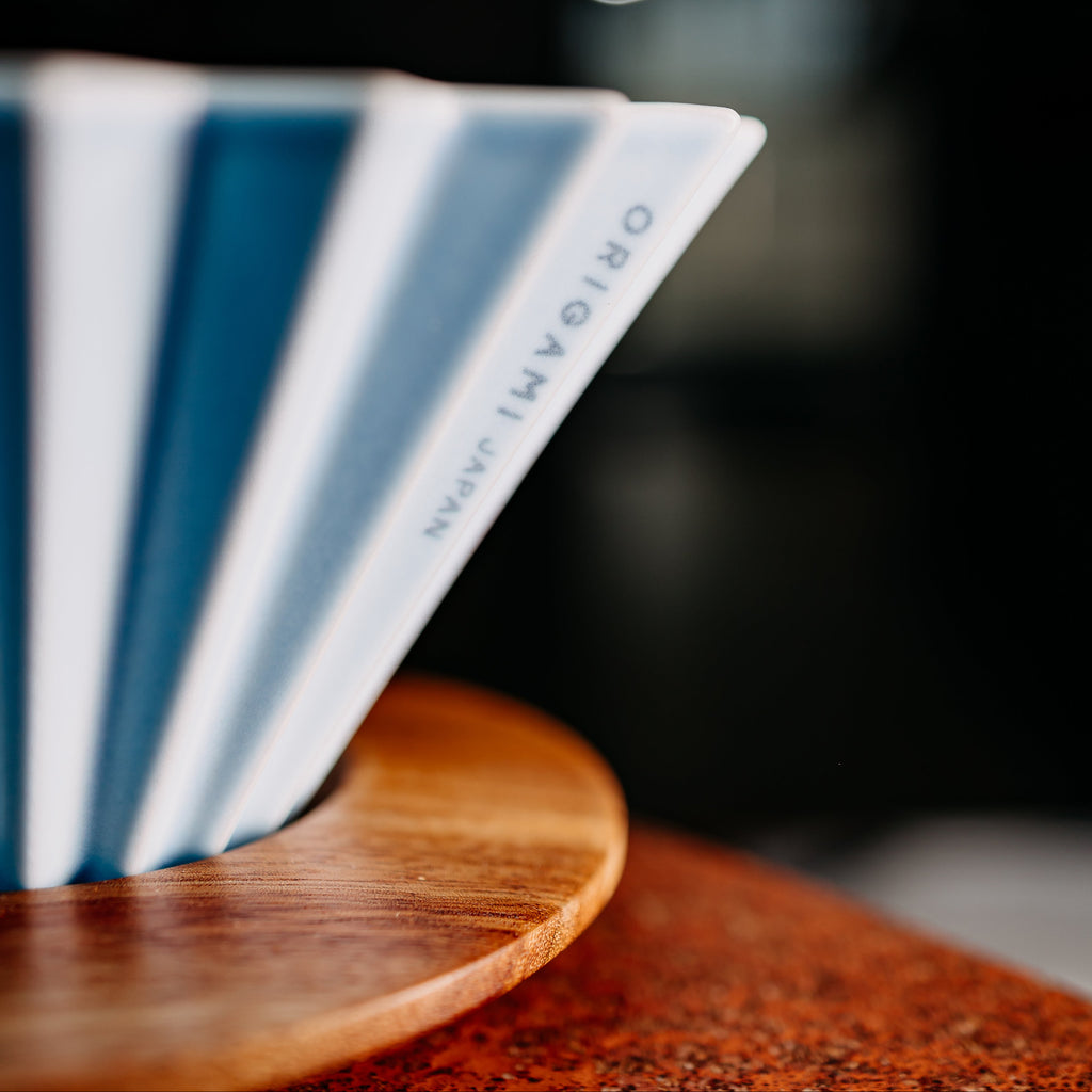 Origami Wooden Dripper Holder