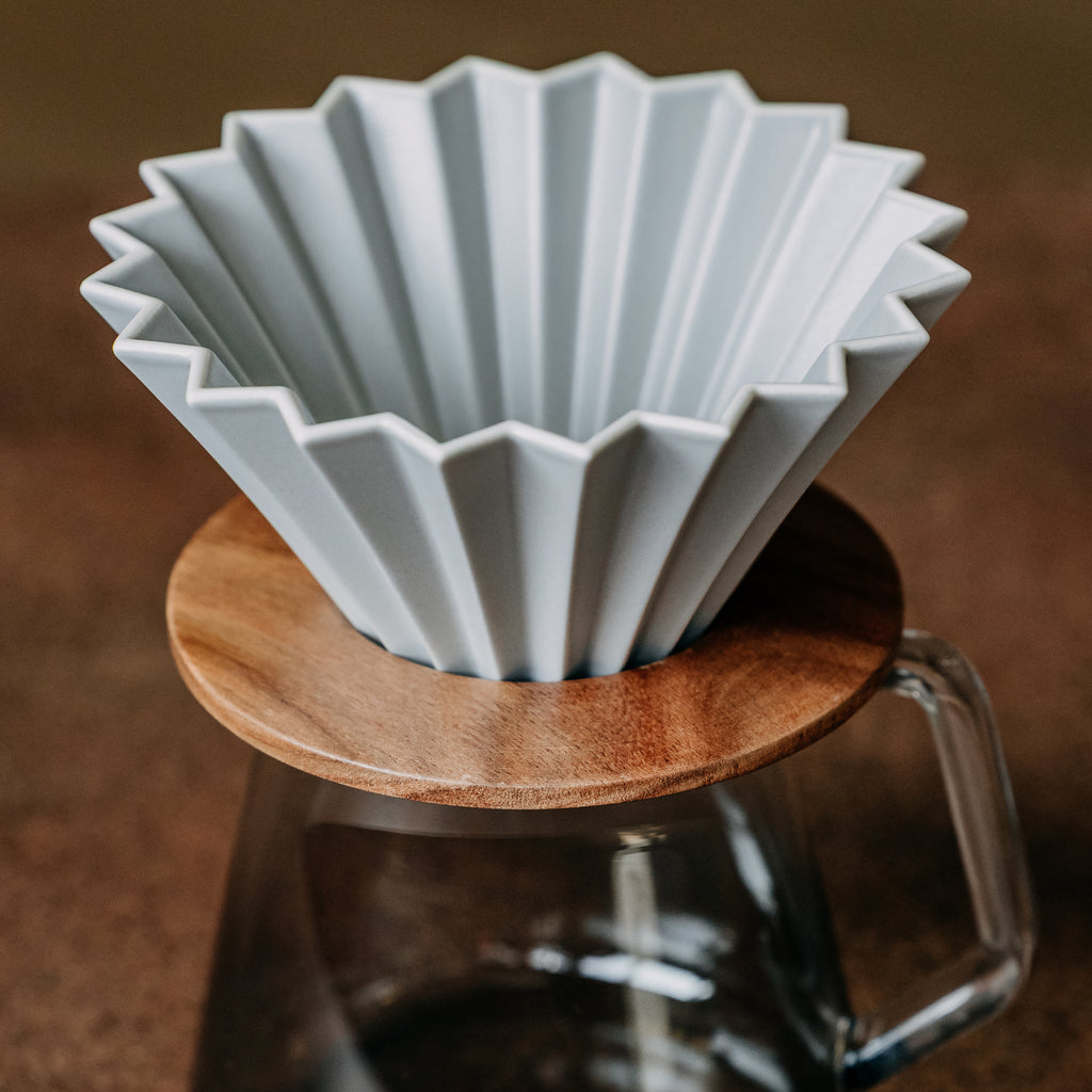 Origami Ceramic Dripper - Matte Grey (Size M)